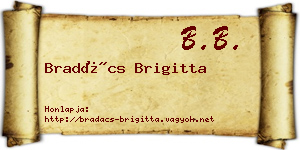 Bradács Brigitta névjegykártya